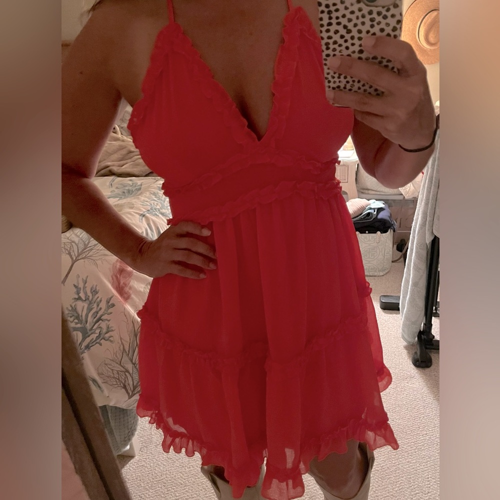 Judith March Ruffle Sundress- M